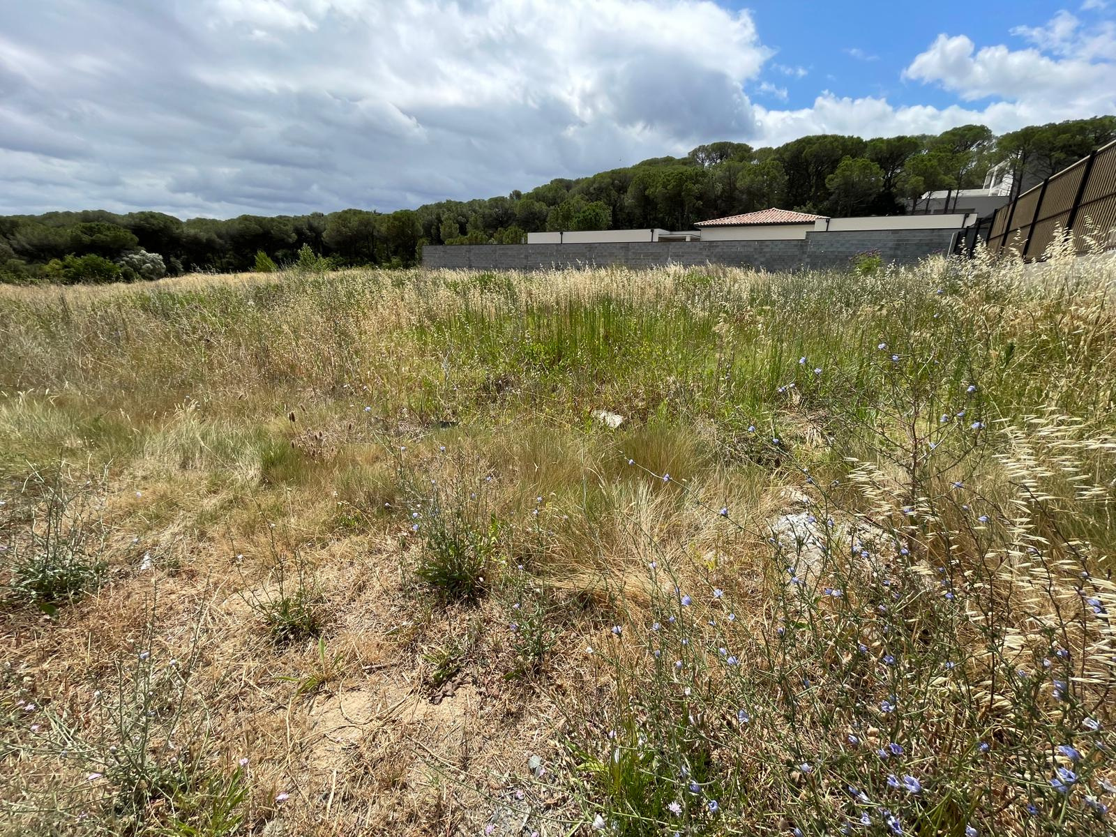 Terrain constructible de 1 470 m2 à Villedubert — Villedubert